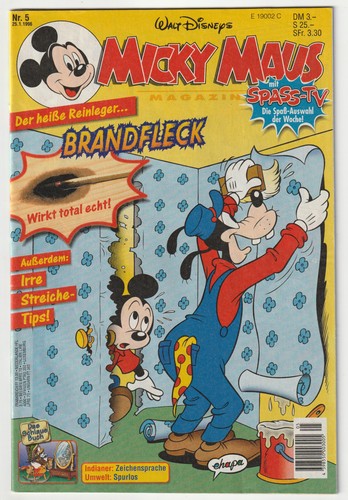 Micky maus 1996 das - maus, +