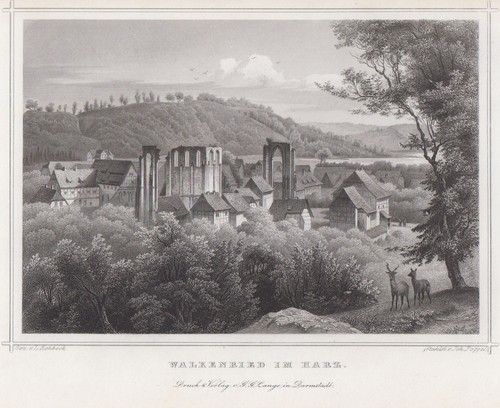 Walkenried original stahlstich - walkenried,