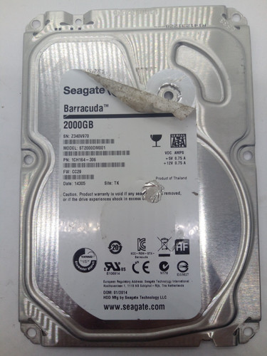 Seagate st2000dm001 hdd sata - ,
