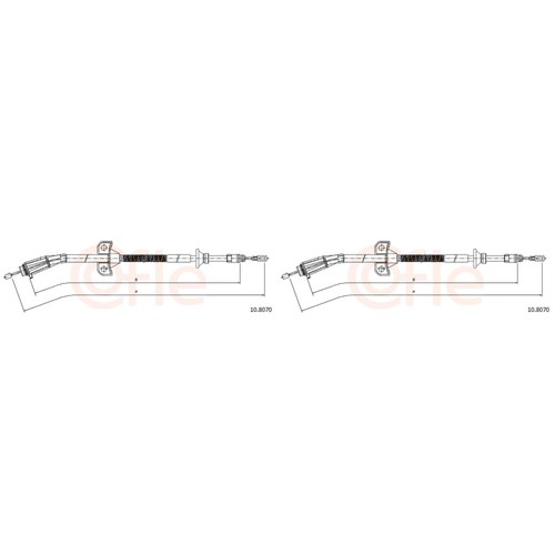 Cofle handbremsseil seilzug - cofle,