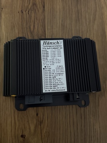 Hänsch tonfolgeverstärker - hänsch,