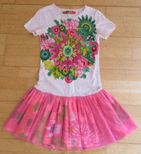 Kleid Gr. 11 12 146 152 bunt