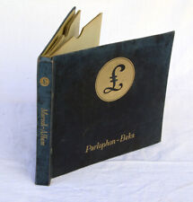 PLATTENALBUM  "Lindström"  für 6 Schellackplatten Marsch-Musik   25cm AL388