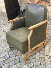 5/10/123 Sessel Ledersessel Clubsessel Bauhaus Art Deco um 1930