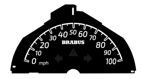 Tacho scheibe 100 mph passend - mph,