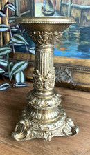 Kerzenleuchter Barock 22 cm Leuchter Kerzenständer gold Antik Stil Kerzenhalter 