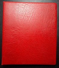 Ringbinder Leuchtturm rot mit 16 beids. FDC-Hüllen wattiert, kleines Format