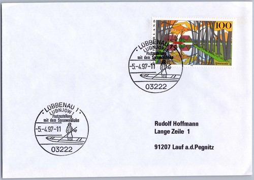 Sonderstempel lübbenau 1997 - sonderstempel,