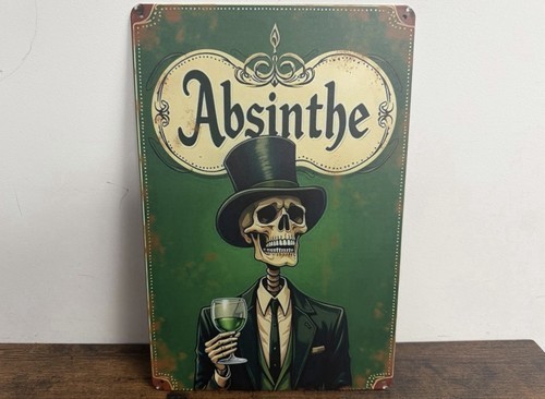 Absinthe blechschild 20x30cm - blechschild,
