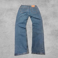 OLDAXE Blue Jeans Wide Leg