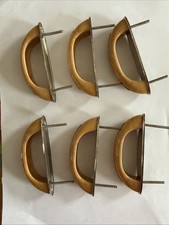 6 Stück • 40er 50er 60er Jahre Griff Küchengriff Vintage Retro Schrankgriff