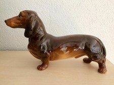 Alter Porzellan Dackel Hund