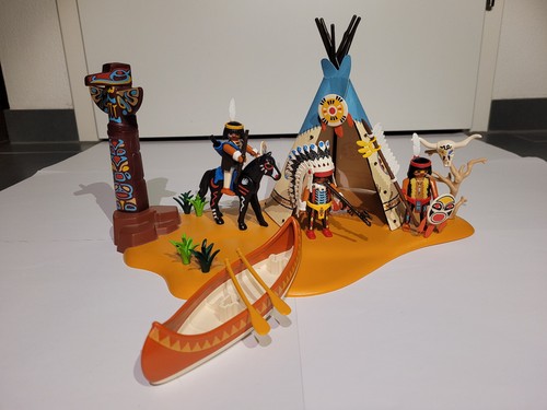 Playmobil 4012 indianerlager - indianerlager,
