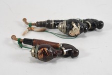 Q43B49- 2x jagdliche Holz Pfeife 