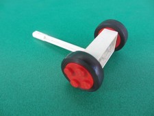 Lego Lenkstange mit Rädern weiß Lenker Lenkgetriebe Auto 799c800 (020722H)