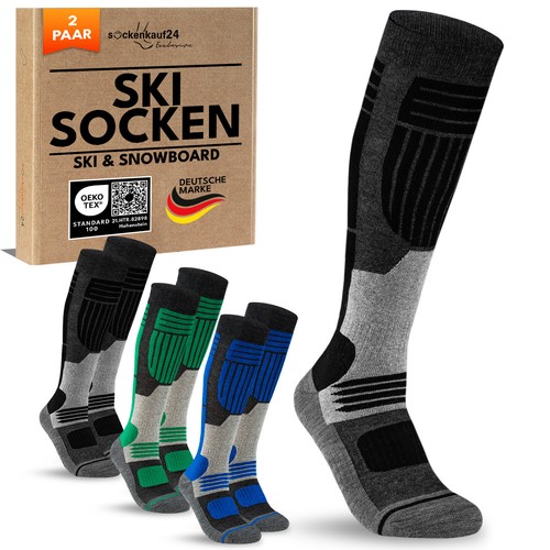 Herren skisocken merino thermo - skisocken,