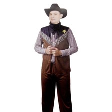 Cowboy kostüm für herren - cowboy,