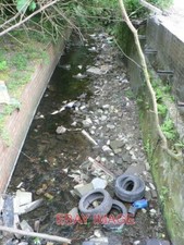 PHOTO  OIL MILL BECK AT LOW MILL HORSFORTH (2) THIS IS WHERE OIL MILL BECK EMERG