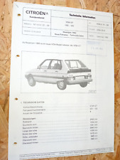 Citroen Visa GT technische