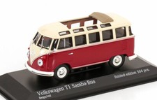 1:43 Minichamps VW bus T1 Samba 1963 red/creme