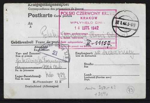 Kriegsgefangenenpost postkarte - kriegsgefangenenpost,