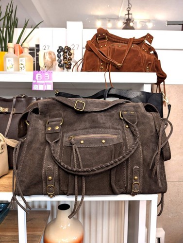 Wildleder tasche shopping bag - tasche,