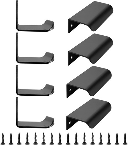 Schrankgriffe schwarz set - set, 8