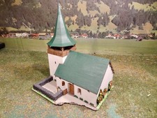 H0 Kibri Bergkirche für Modellbahn Anlage etc.