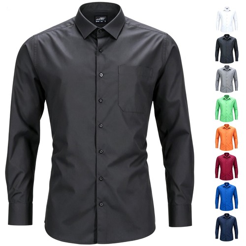 Classic fit herren - herren, langarm