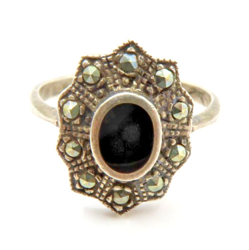 Schöner art deco ring - schöner, 925