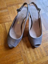 Unisa Damen Peeptoes Pumps  metall gold Gr. 39