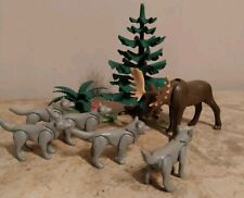 playmobil 3829 wolfsrudel elch wald