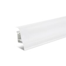 PVC Sockelleisten weiß 60 mm