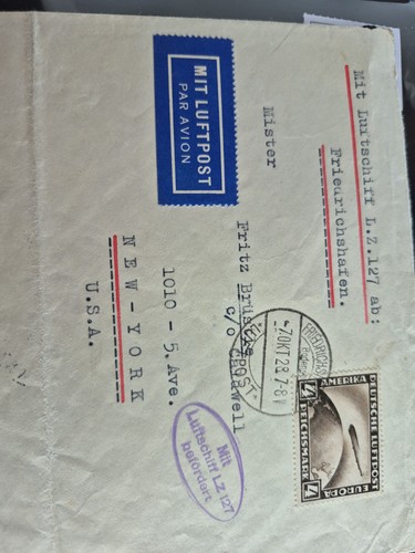 Zeppelin post 1928 - post,