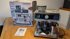 Gastroback Design Espresso Barista Pro Siebträger-Espressomaschine - Silber