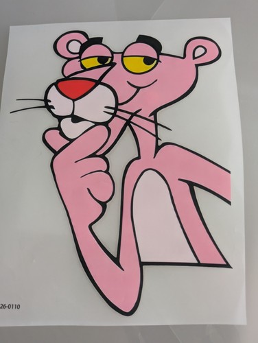 Bügelbild pink panther is - "pink,