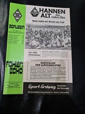 Fohlen Echo Borussia Mönchengladbach - Wacker Innsbruck Europapokal Fohlenecho 