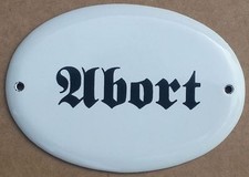 Abort Toilette WC Klo Email