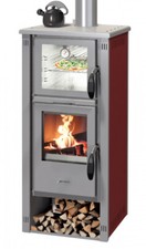 EEK A+ Kaminofen mit Backfach