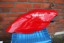 Ducati 750 SS i.e Carenata Verkleidung Seitenteil rechts rot  original 1999-2002
