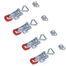 4 Stück Spannverschluss 70-81mm + Halter Exzenterverschluss Anhänger Verschluss