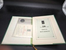 20 JAHRE TREUE Mitarbeit  MÜNZE LEUNA WERKE Urkunden Patentschrift Konvolut 