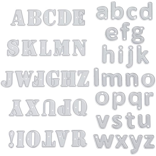 Alphabet schneideformen - alphabet,