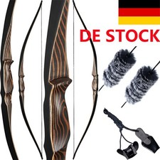20-70lbs Bogenschießen Langbögen Traditioneller Recurvebögen Jagdbogen Horsebow