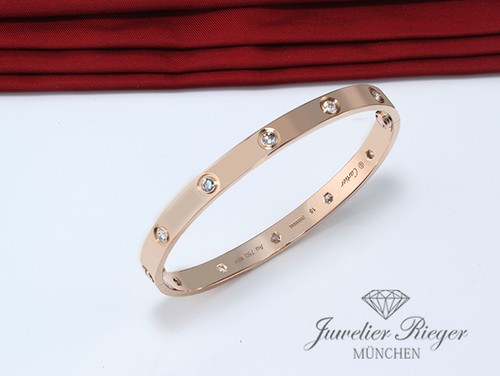 Cartier armreif love rosegold - love,