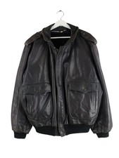 Vintage 90s Leder Jacke Braun XXL Herren