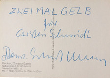 Franz Erhard Walther signiert