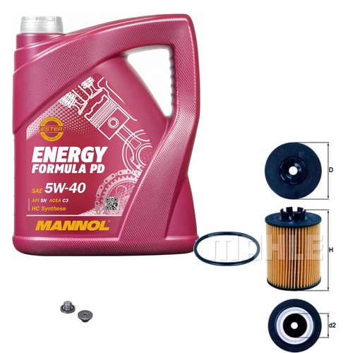 Mahle ölfilter mannol - mahle, 5