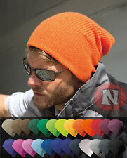 Slouch Beanie Mütze weich Baggy Beie Festival Club coolste brandneu Erwachsene
