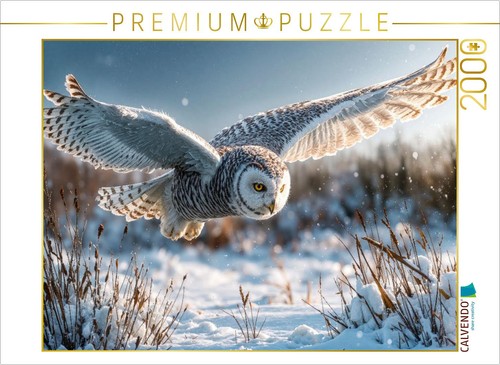Calvendo puzzle die schneeeule - calvendo,